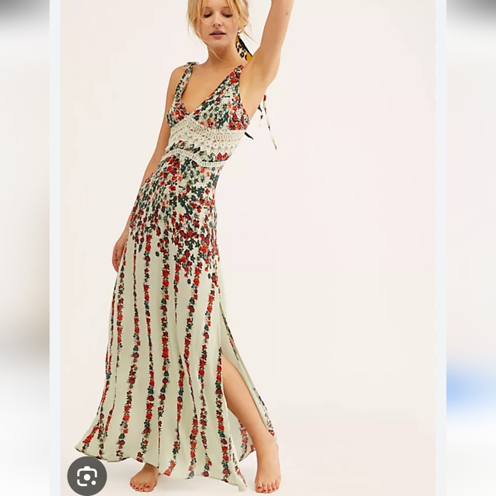 NWT Claire Printed Maxi Slip